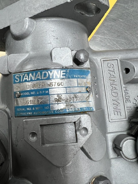 Rebuilt Stanadyne Pump # DB4-5760  John Deere RE507105